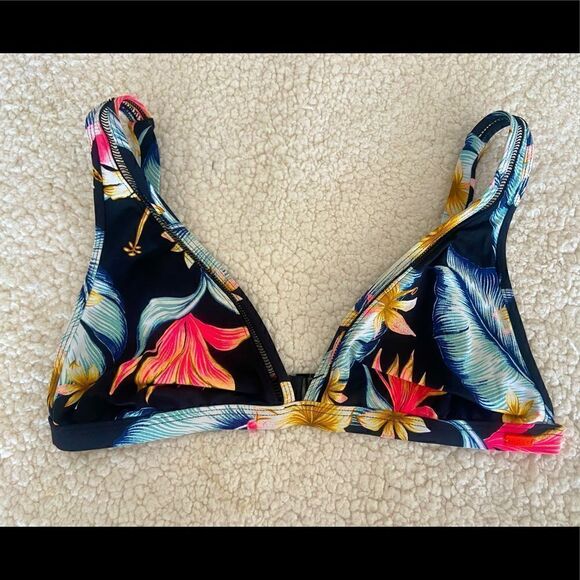ROXY DREAMING DAY ADJUSTABLE STRAPS BIKINI TOP Size L - Picture 1 of 11